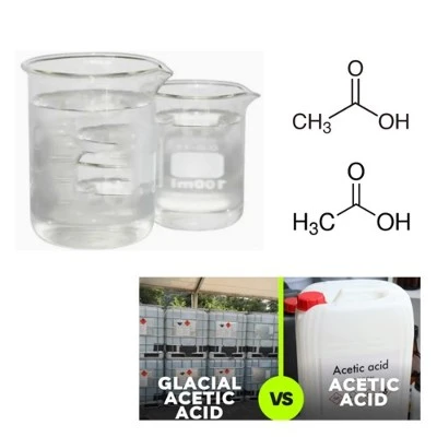 What's the difference between acetic acid and glacial acetic acid? What's the difference between acetic acid and glacial acetic acid?