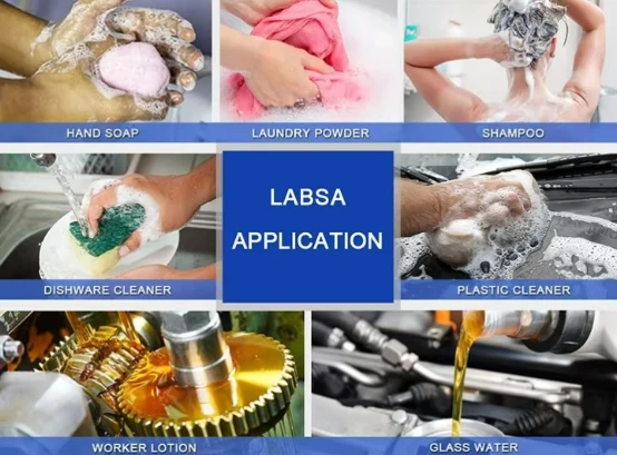 Linear Alkyl Benzene Sulphonic Acid LABSA 96% for Detergent Powder Linear Alkyl Benzene Sulphonic Acid LABSA 96% for Detergent Powder