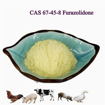 Veterinarska medicina Antifungal 99% čistoće furazolidone prah CAS 67-45-8